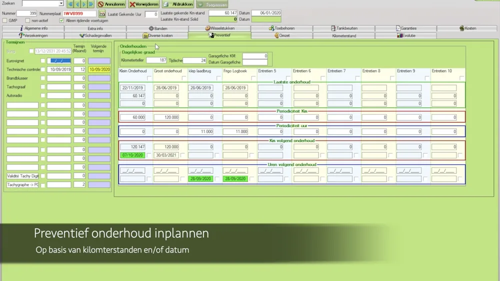 Preventief onderhoud